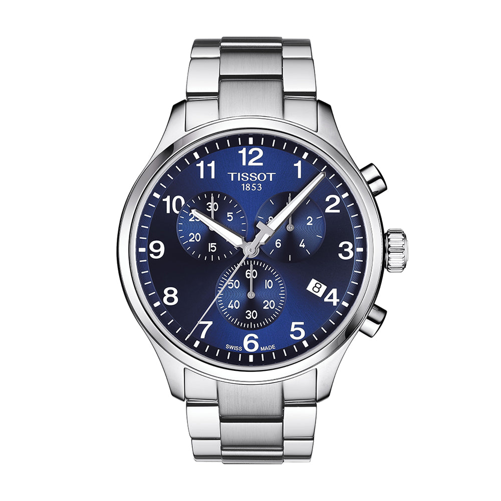 Tissot Chrono XL Classic Steel Blue Dial | King Jewelers