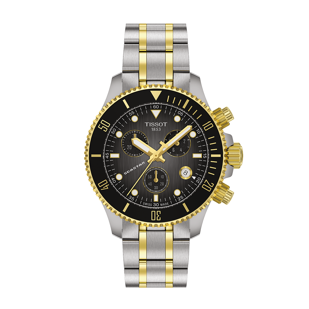 Tissot Seastar 1000 Quartz Chrono 38 Two Tone | King Jewelers