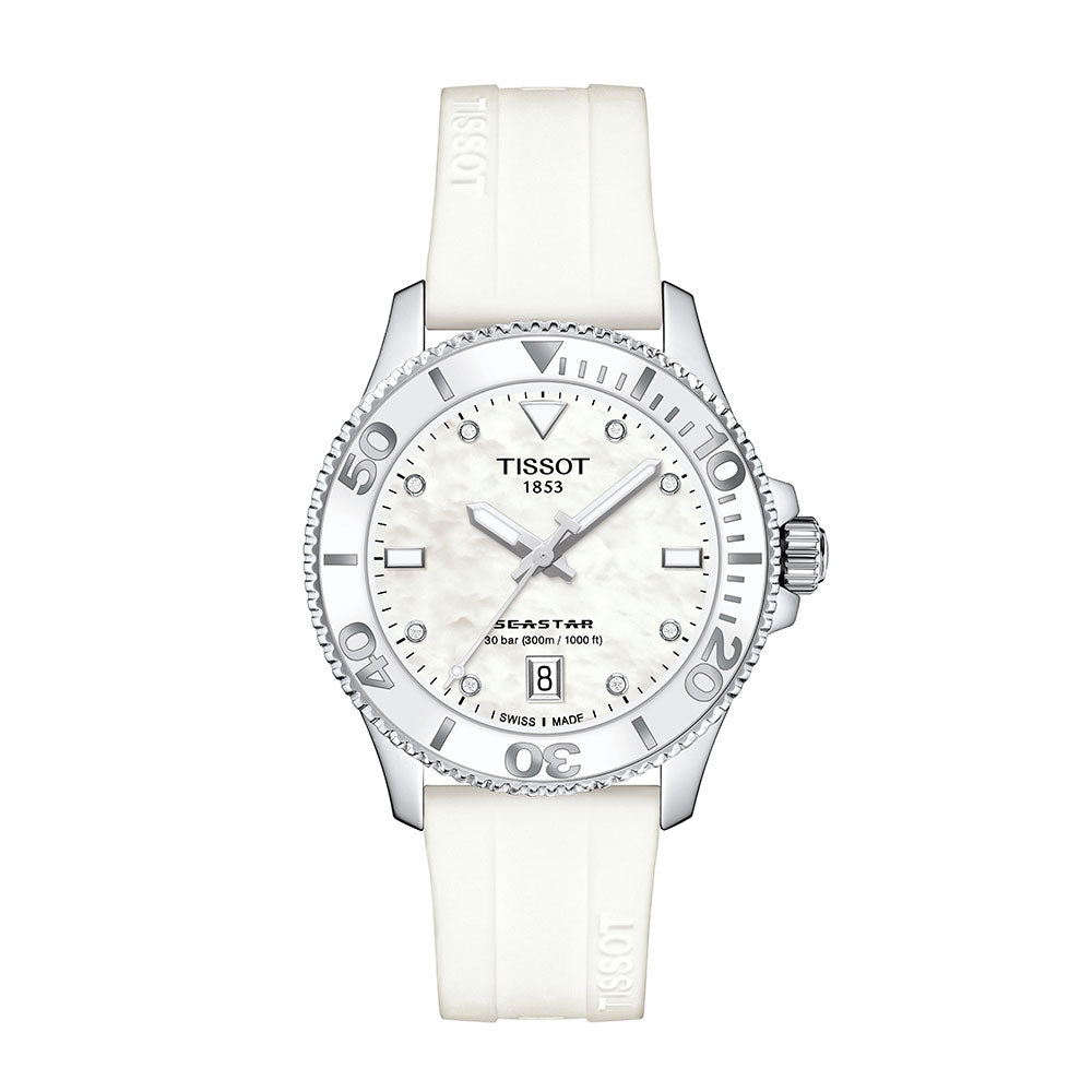 TISSOT SEASTER 1000 36mm 白文字盤　ダイバー　ダイバーズ TISSOT SEASTER 1000 36mm 白文字盤 ダイバー ダイバーズ 男女で