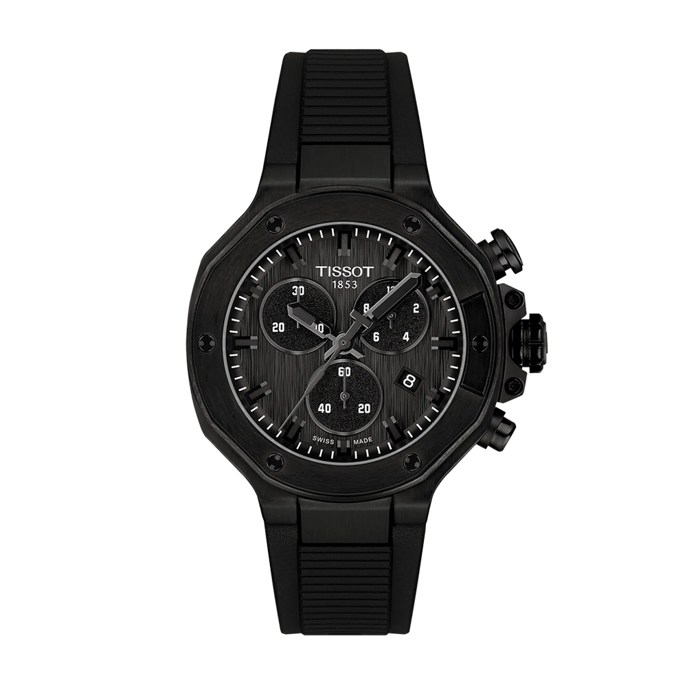 Tissot T-Race 38mm Quartz Chrono Black Dial | King Jewelers