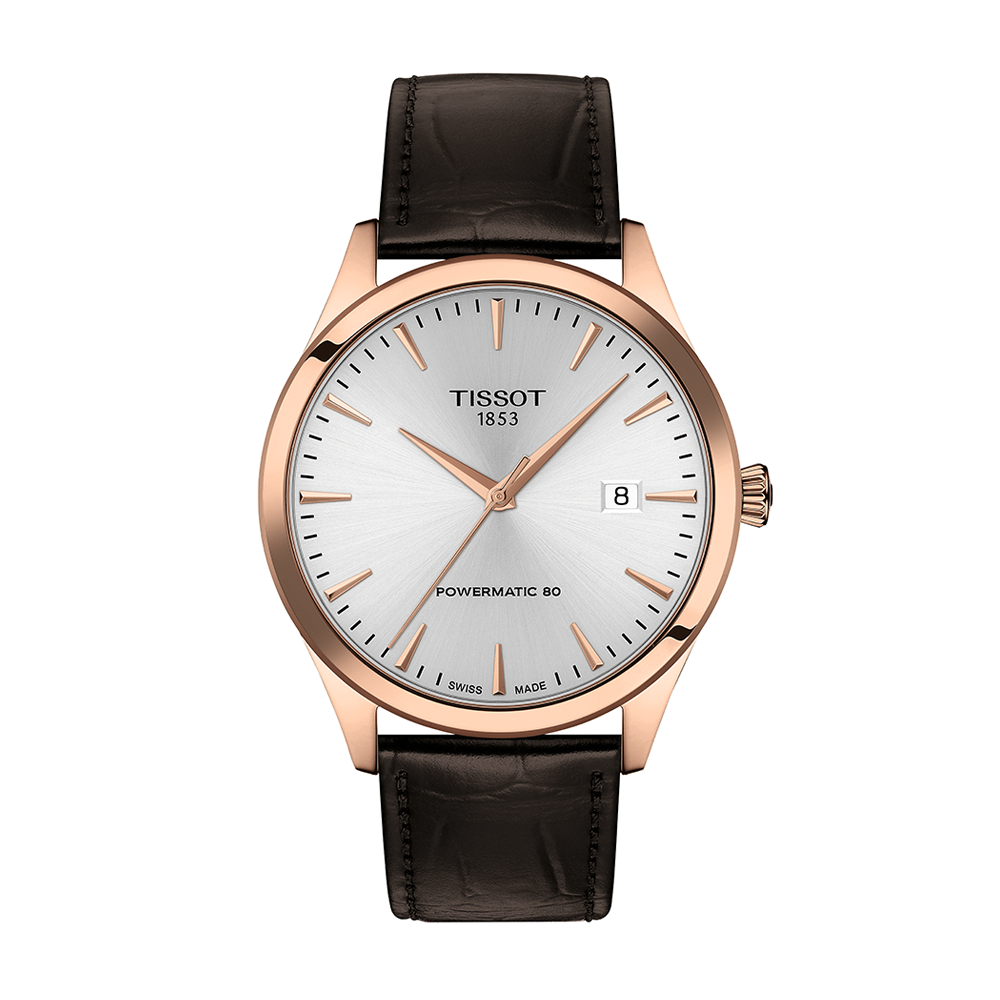 Montre Tissot Powermatic 80 - Automatique - Étanche 300m - Cadran Argenté - Neuf Avec étiquettes