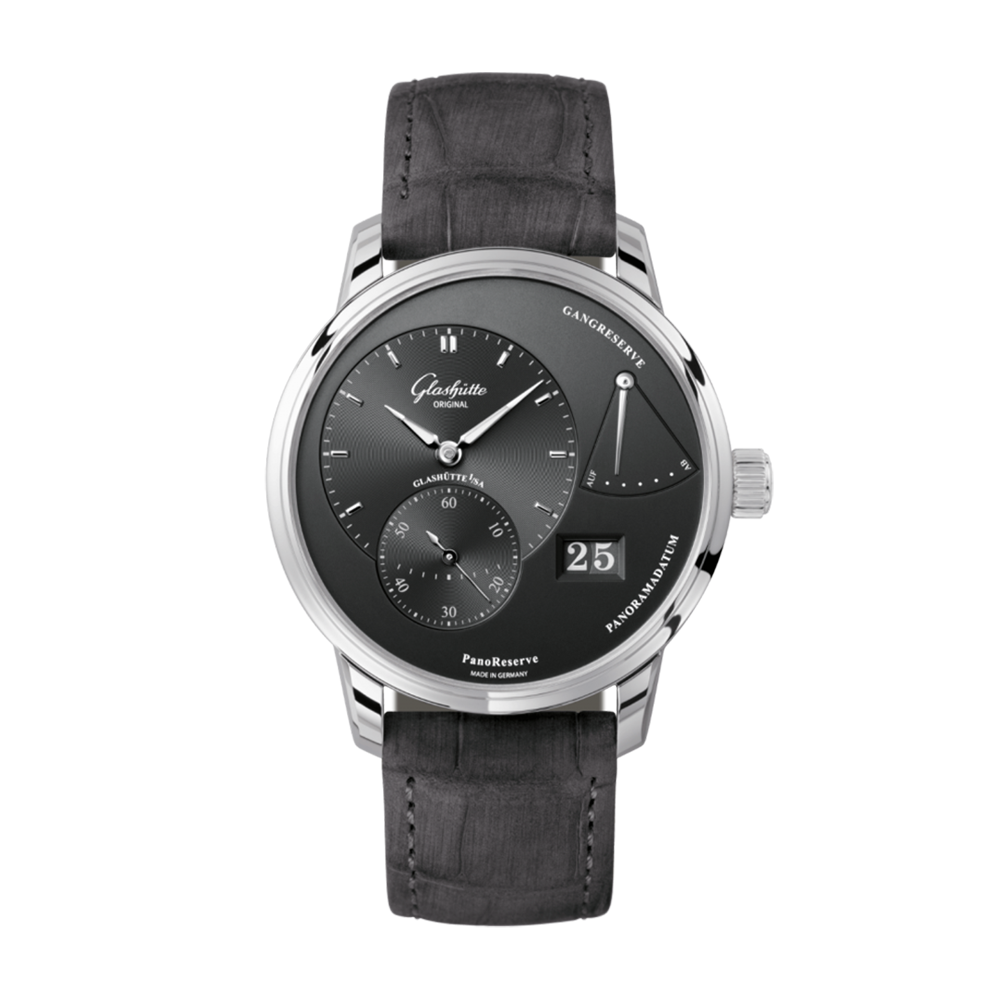 Glashütte Original PanoReserve 40mm Grey Dial Watch