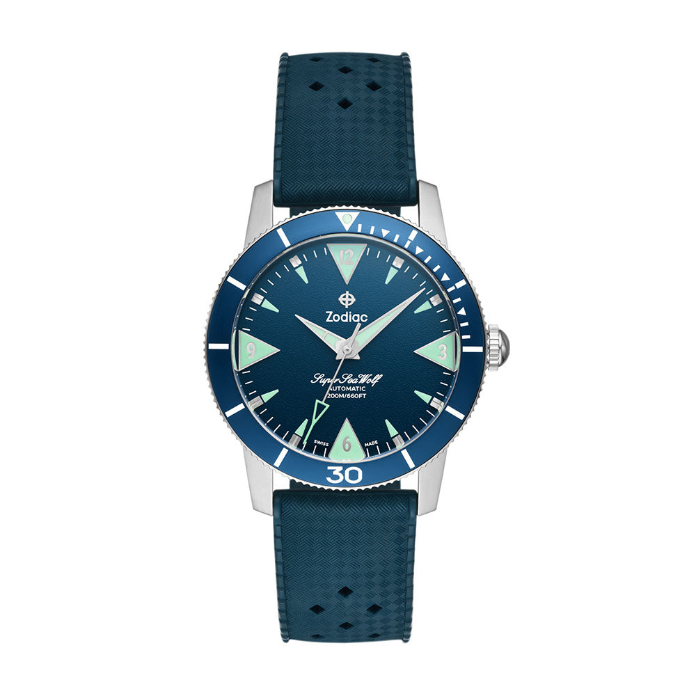 Zodiac Super Sea Wolf Skin Diver Blue | King Jewelers