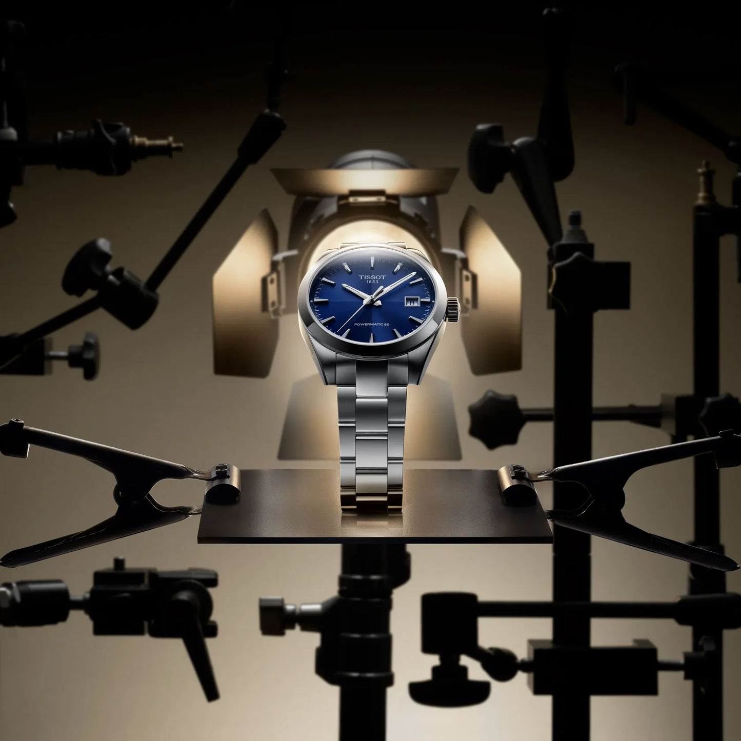Tissot Gentleman 38mm Automatic Blue Dial Watch