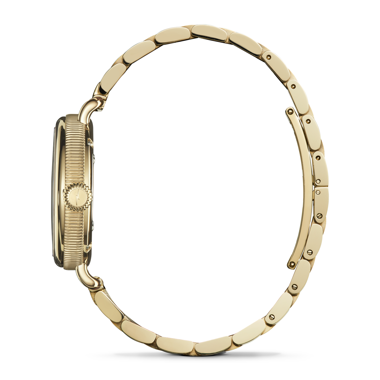 Shinola Birdy 34mm Silver Dial Gold-PVD Watch