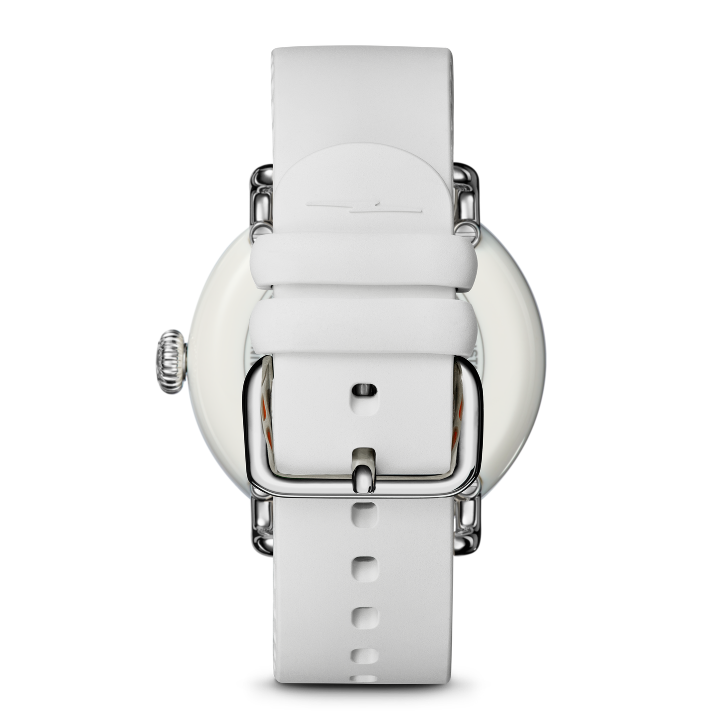 Shinola Detrola 41mm Nude Dial Cream Rubber Strap Watch