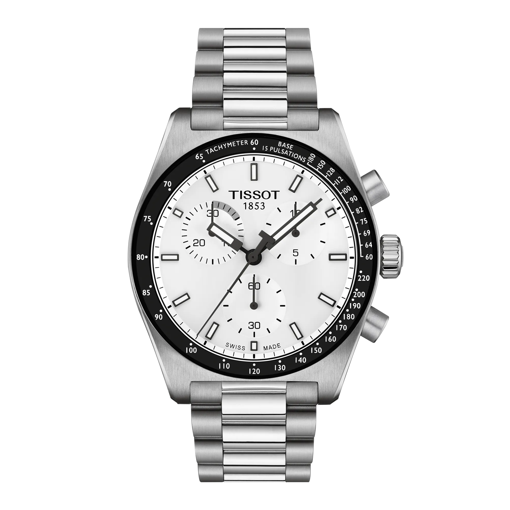 Tissot PR516 Chronograph 40mm Silver Dial Watch – King Jewelers