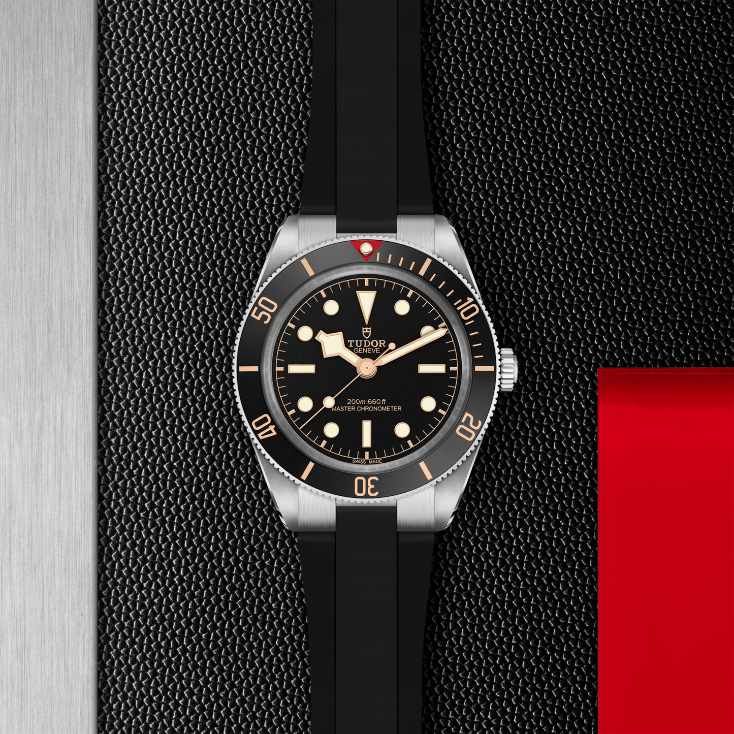 TUDOR Black Bay 58 39mm Black Dial Rubber Strap