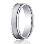 Satin Finish Wedding Band