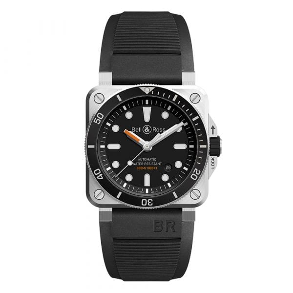 Bell and Ross BR0392-D-BL-ST/SRB