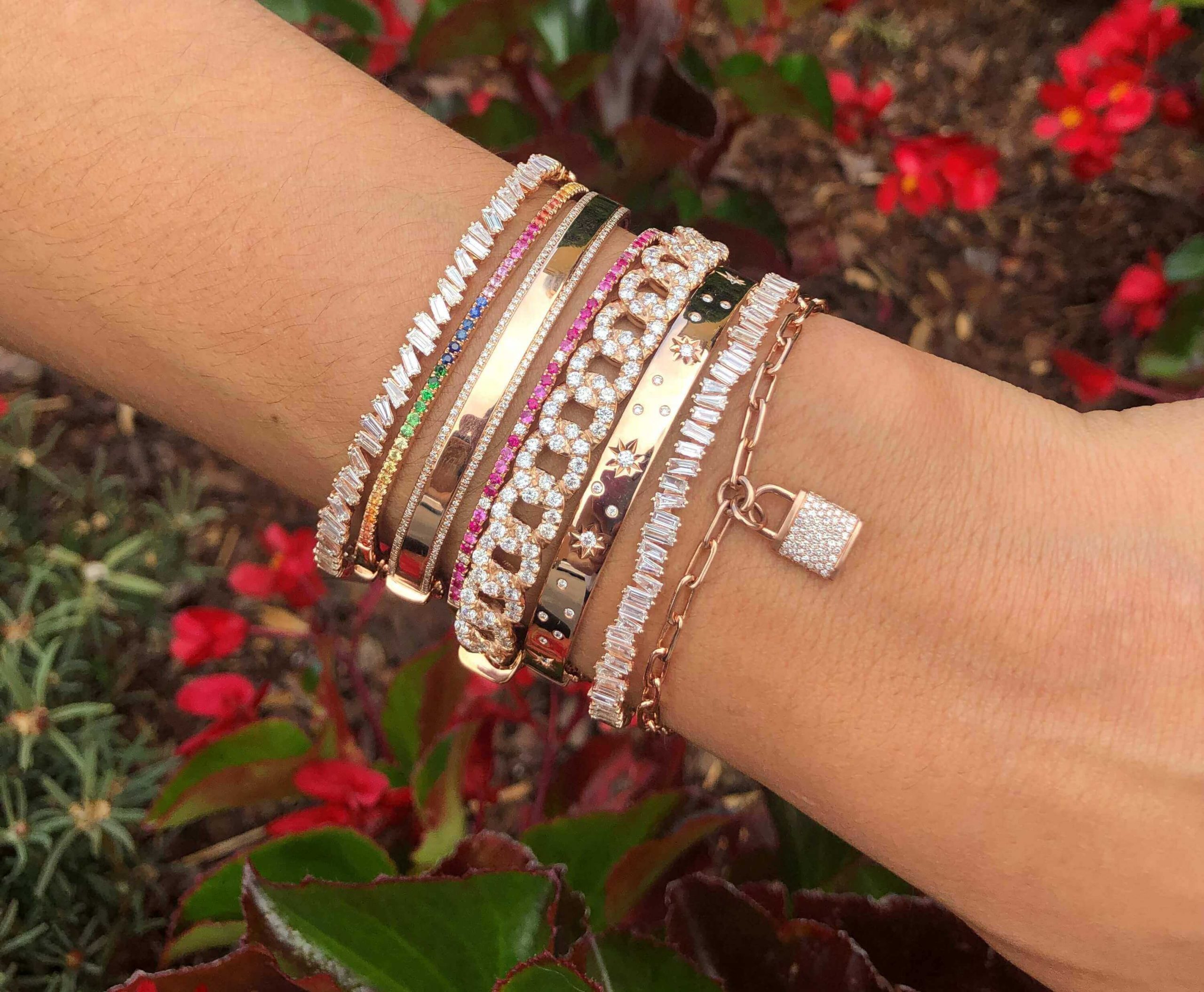 Diamond Stackable Bangle - Razny Jewelers