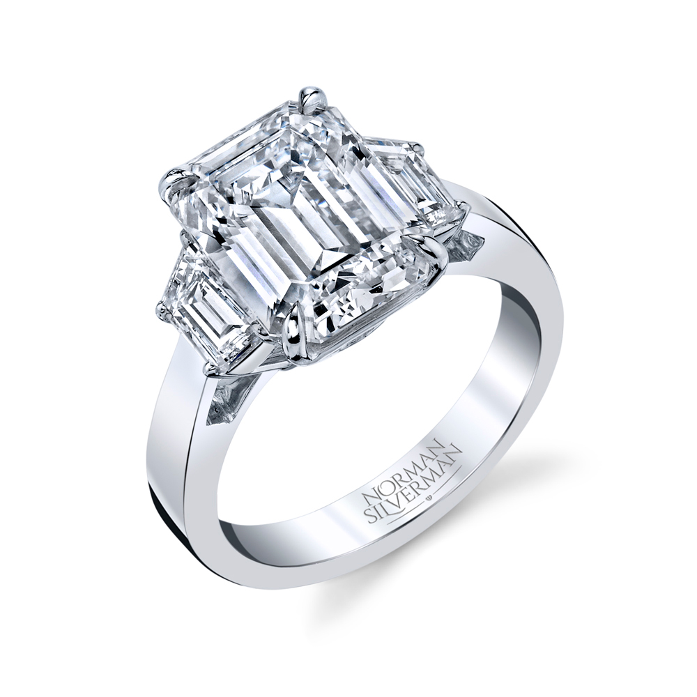 Norman Silverman Diamond Engagement Ring 4.28ct | King Jewelers