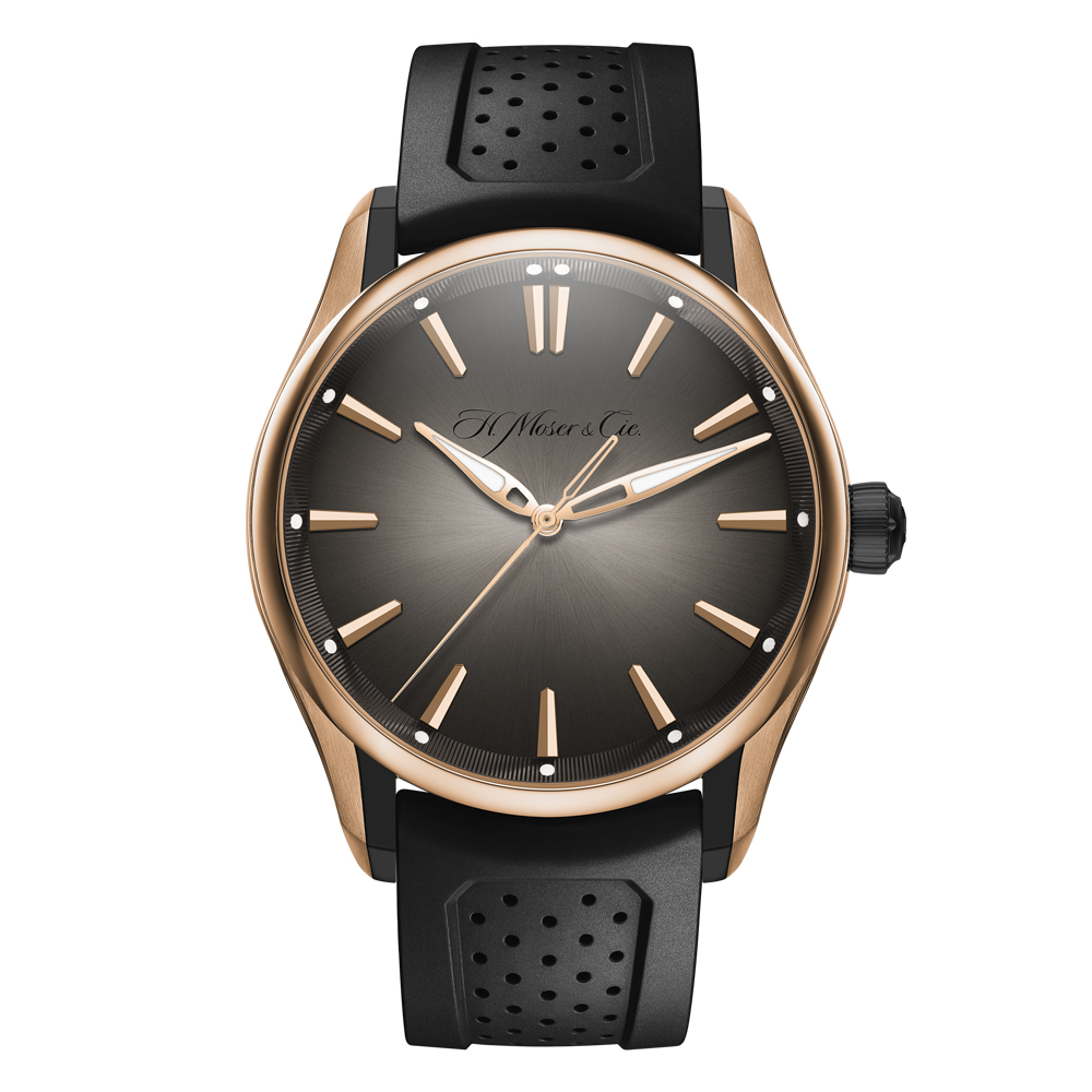 H. Moser Cie. Pioneer Centre Seconds DLC Rose Gold King Jewelers