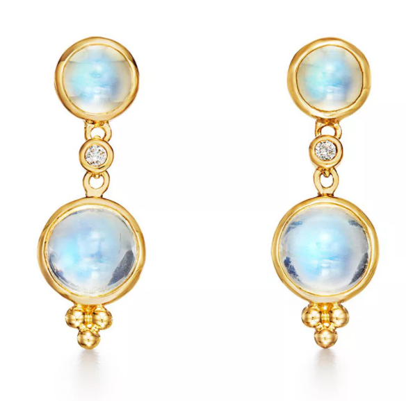 Temple St Clair Royal Blue Moonstone Earrings