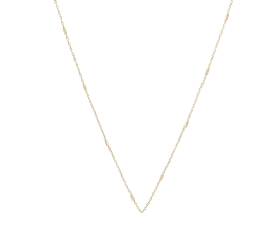 Tiny Bar Cable Necklace