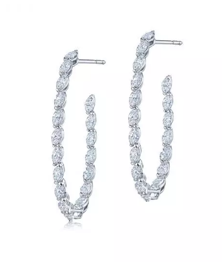 Kwiat Diamond Hoops