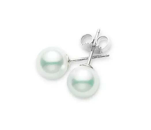 mikimoto pearl studs