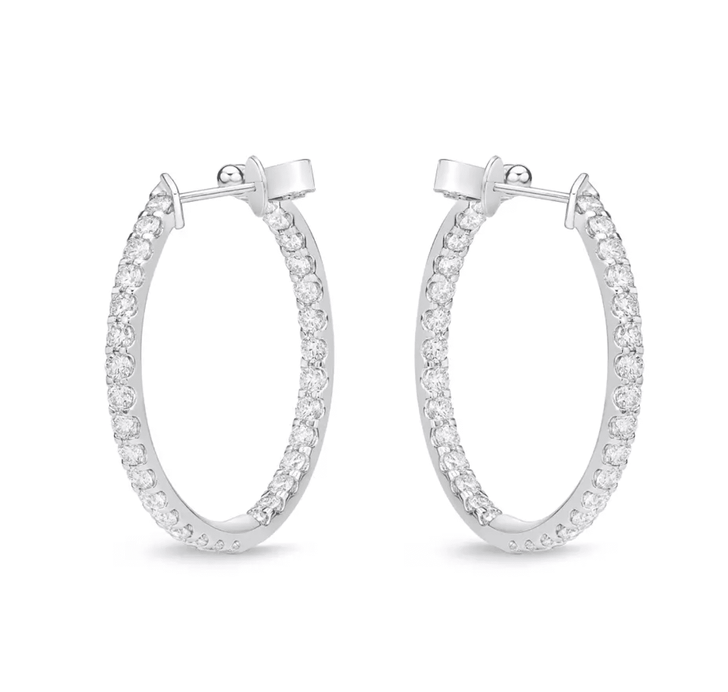 Memoire Odessa Diamond Hoop Earrings