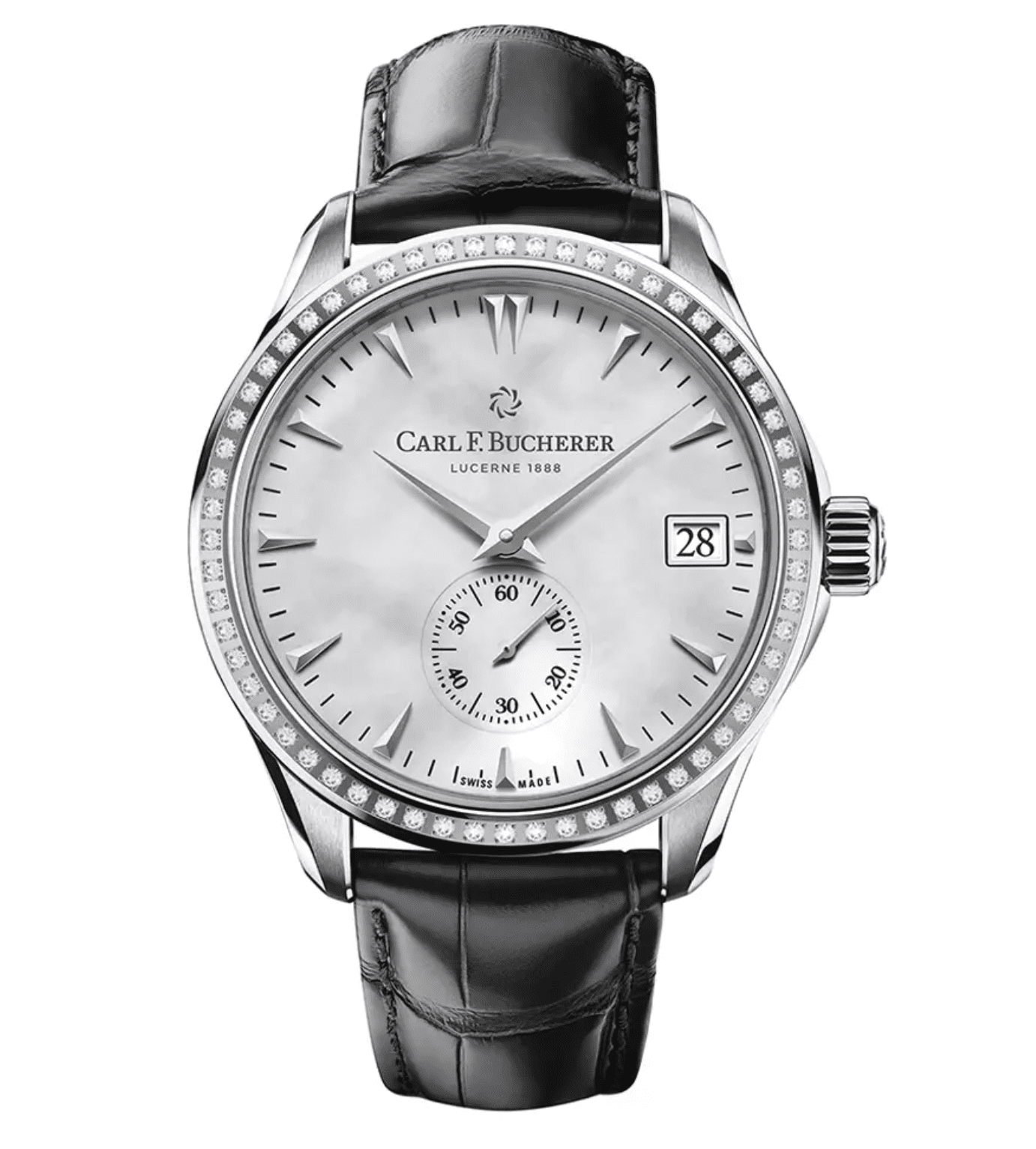 Carl F. Bucherer Manero Peripheral Stainless Steel Diamond