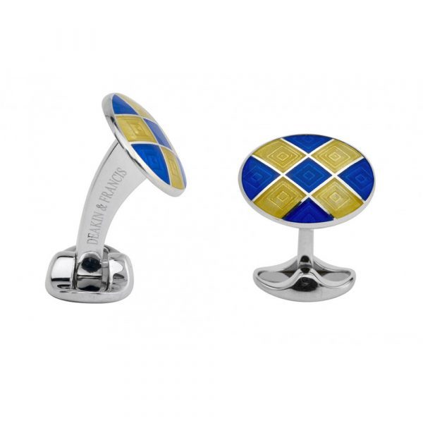 Deakin and Francis Blue Cufflinks C0213S0210-1