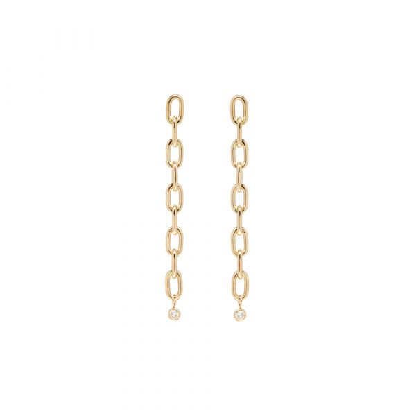 Zoe Chicco Square Earrings MSLE-2-D-1