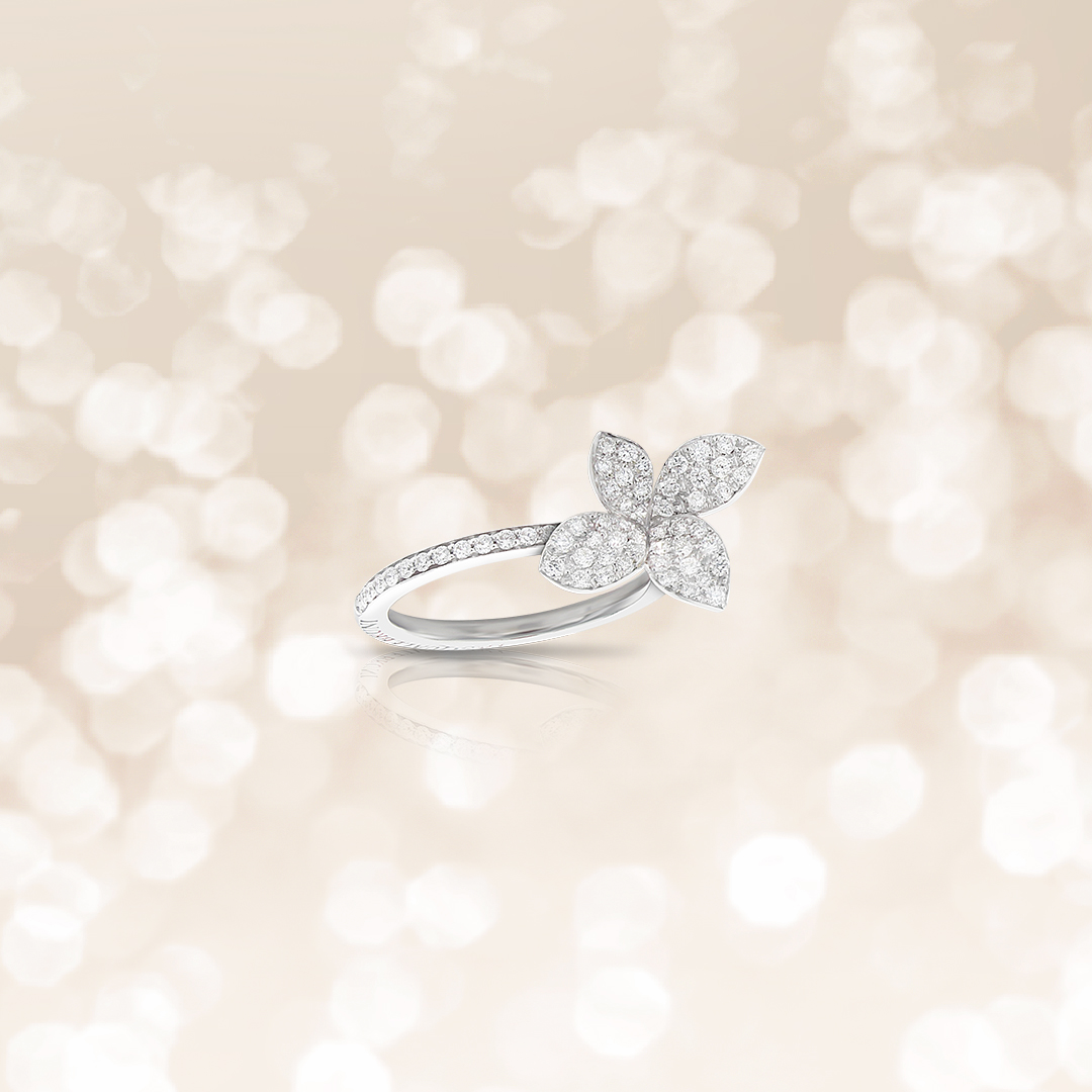 Pasquale Bruni Giardini Segreti Diamond Ring in White Gold