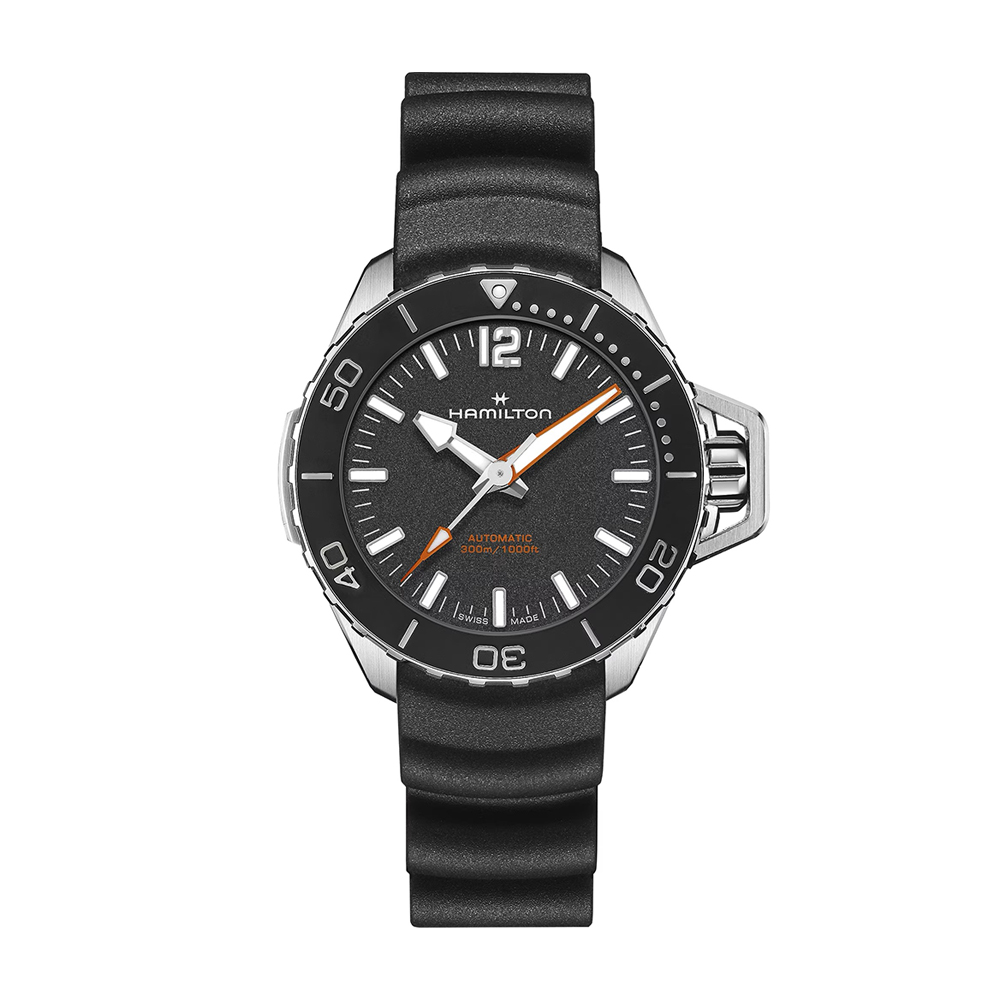 Hamilton Khaki Navy Frogman Auto Black | King Jewelers