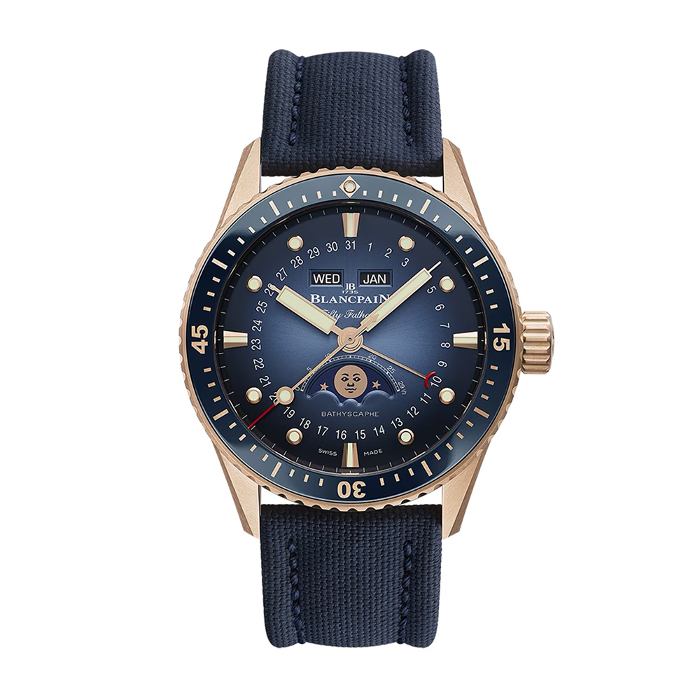 Blancpain fifty fathoms clearance moonphase