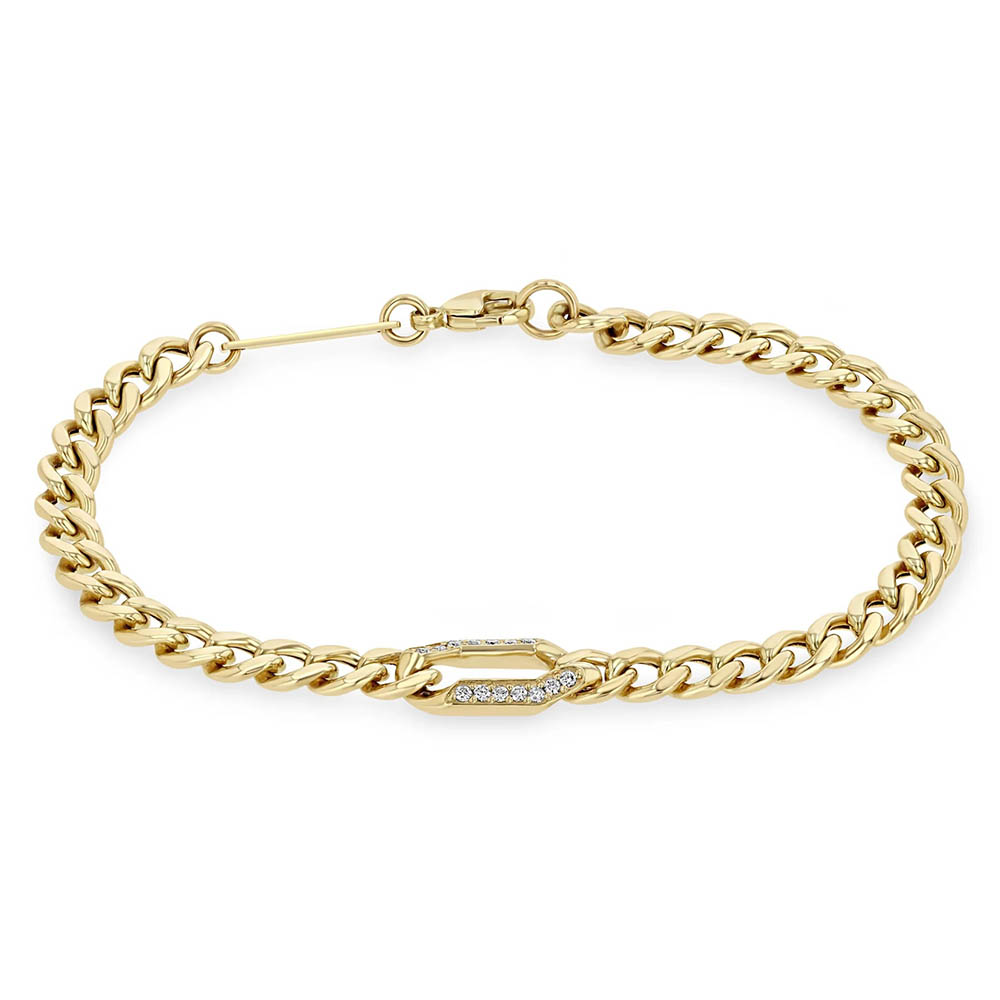 Zoë Chicco 14K Gold Small Snake Chain Bracelet