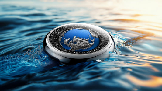  CIGA design BLUE PLANET · ATLANTIC OCEAN-INSPIRED AUTOMATIC WATCH in the ocean