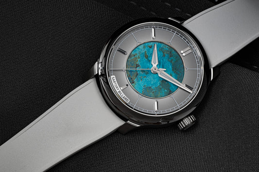 Sartory-Billard SB04-E Chrysocolla Platinum 39.5mm Watch