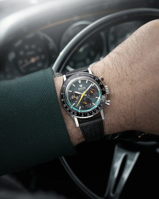 Nivada Grenchen Chronomaster on Wrist