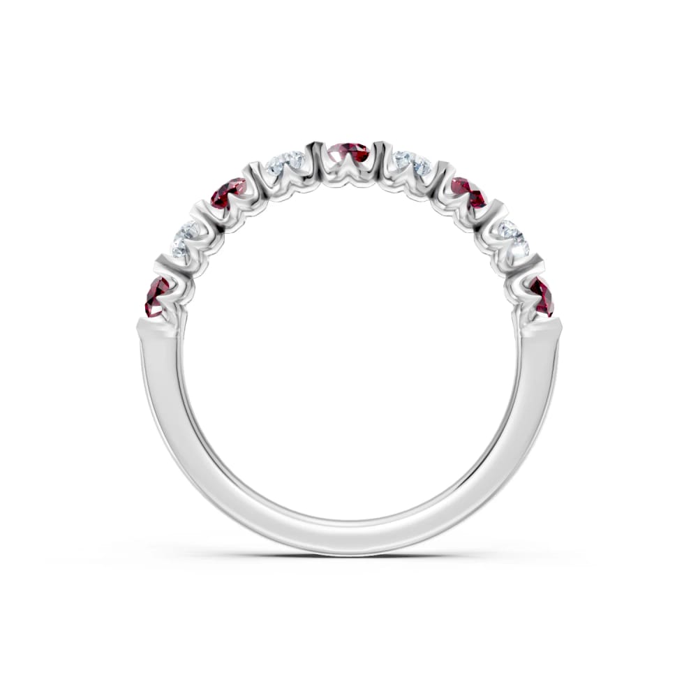 14W RUBY/DIA BAND