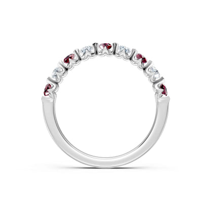 14W RUBY/DIA BAND