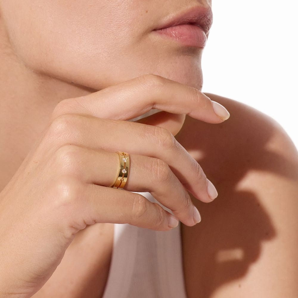 PULSE SMALL DIAMOND RING