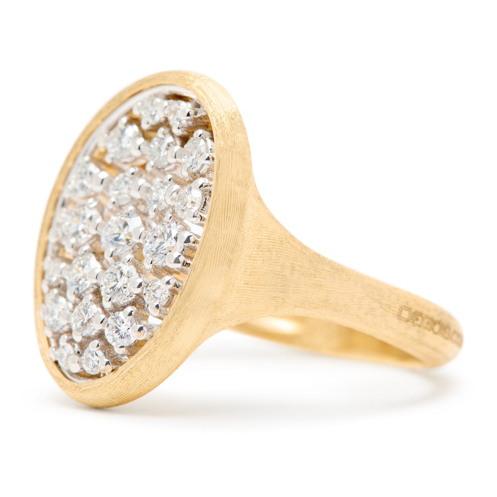 18KY GOLD 0.6 CTW DIAMOND RING