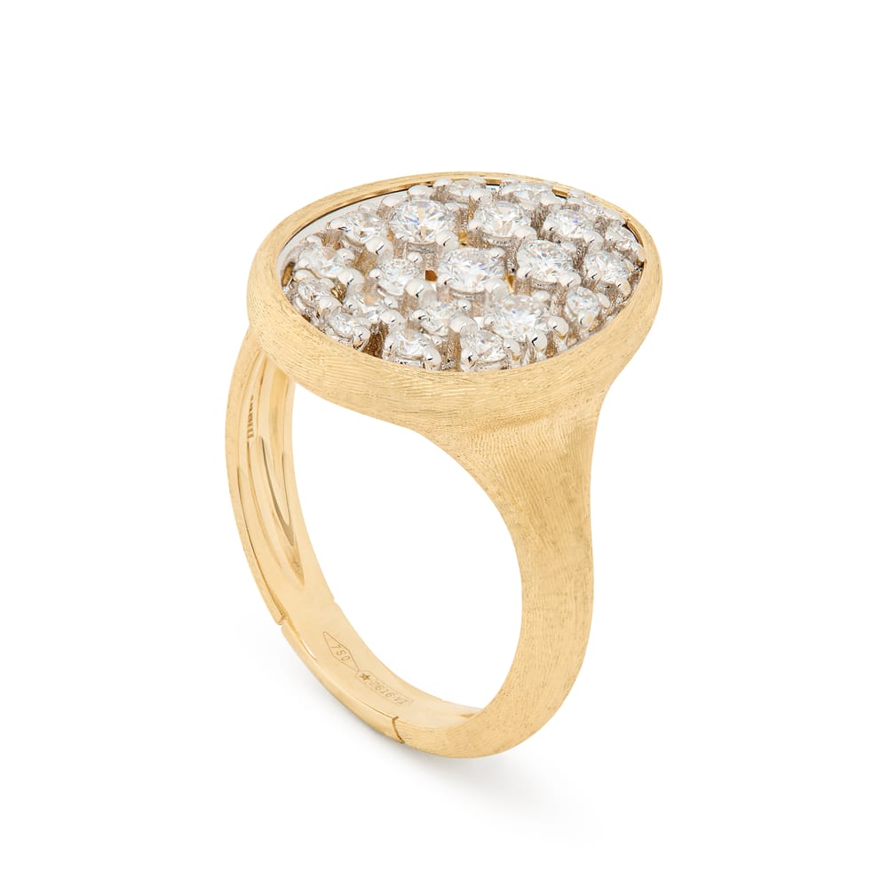 18KY GOLD 0.6 CTW DIAMOND RING