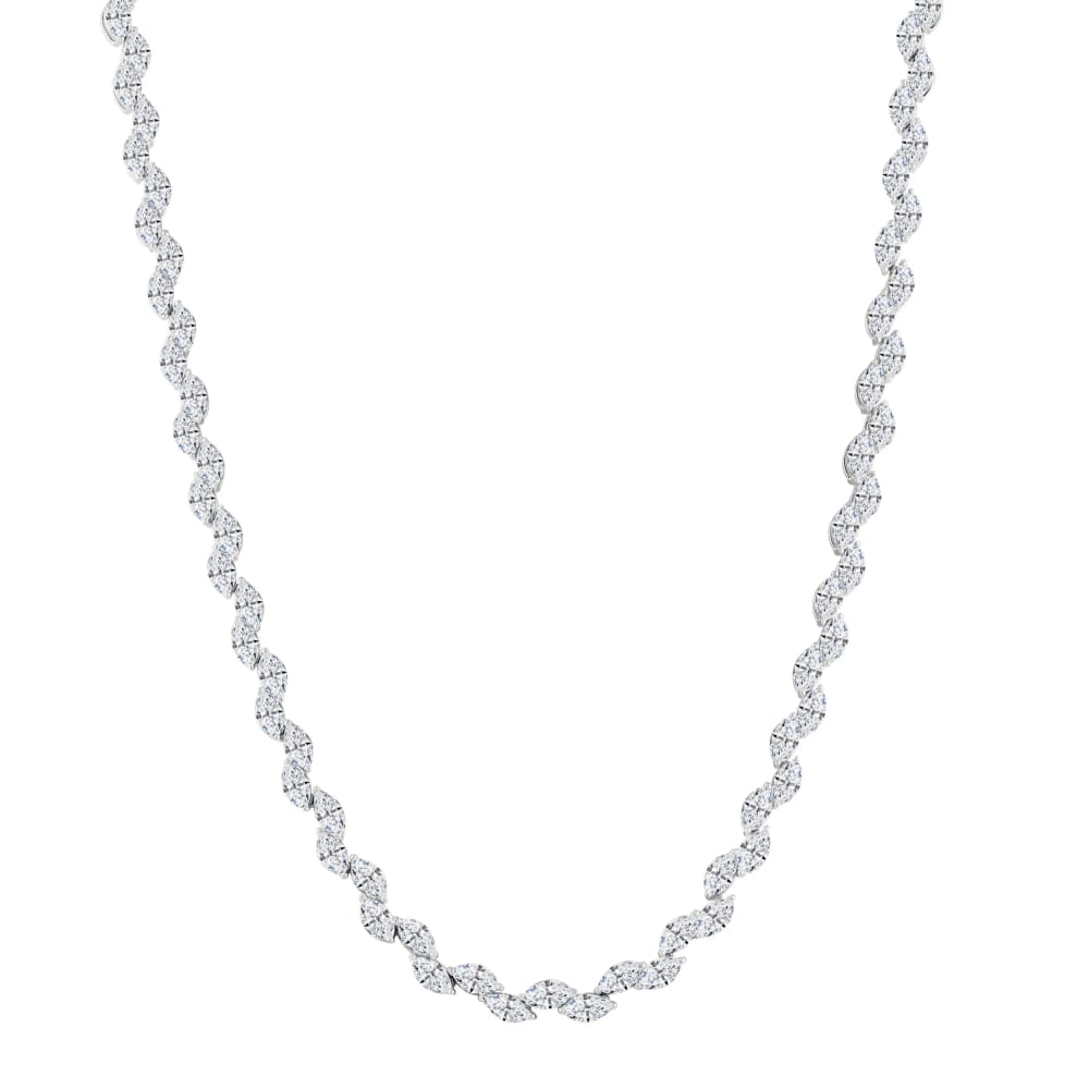 MQ DIA NECKLACE
