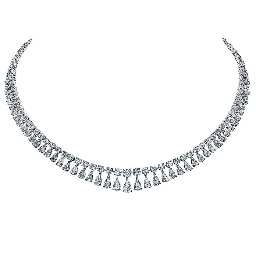 PS/RB DIA NECKLACE