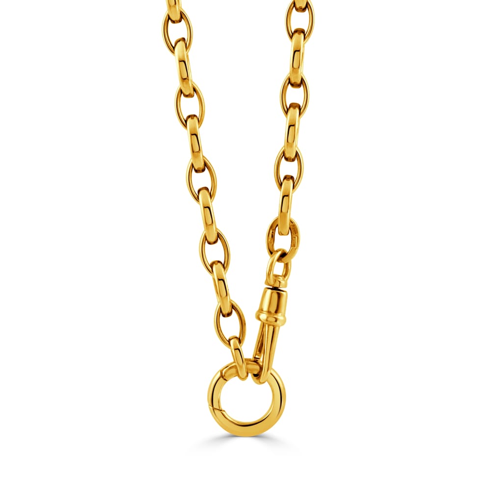 18" OVAL CHARM CHAIN