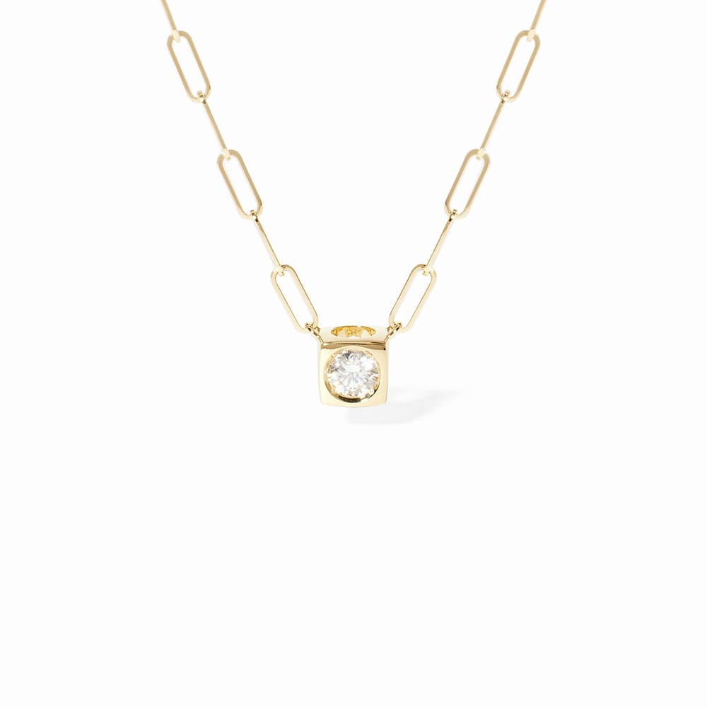LE CUBE DIAMANT LARGE DIAMOND NECKLACE