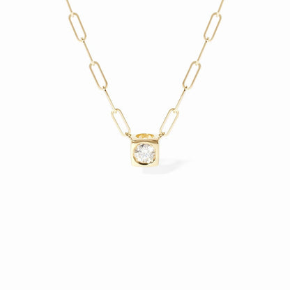 LE CUBE DIAMANT LARGE DIAMOND NECKLACE