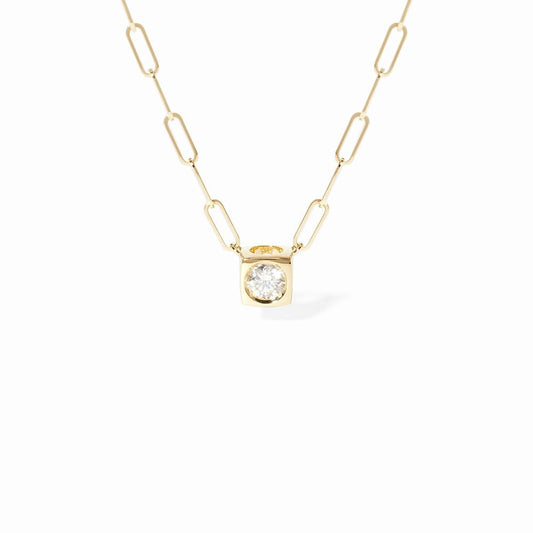 LE CUBE DIAMANT LARGE DIAMOND NECKLACE