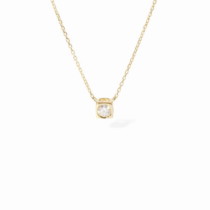 LE CUBE DIAMANT MEDIUM DIAMOND NECKLACE