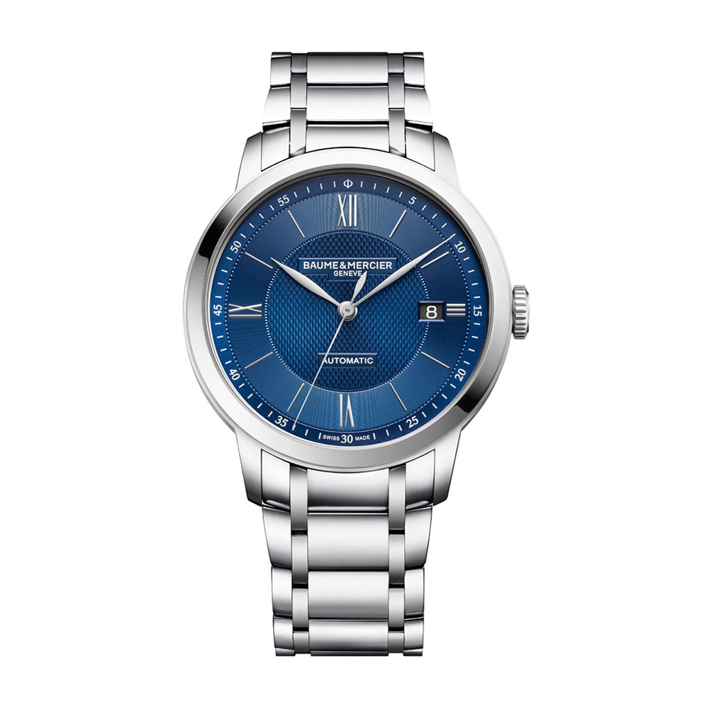 Baume & Mercier Classima 10880 blue dial automatic