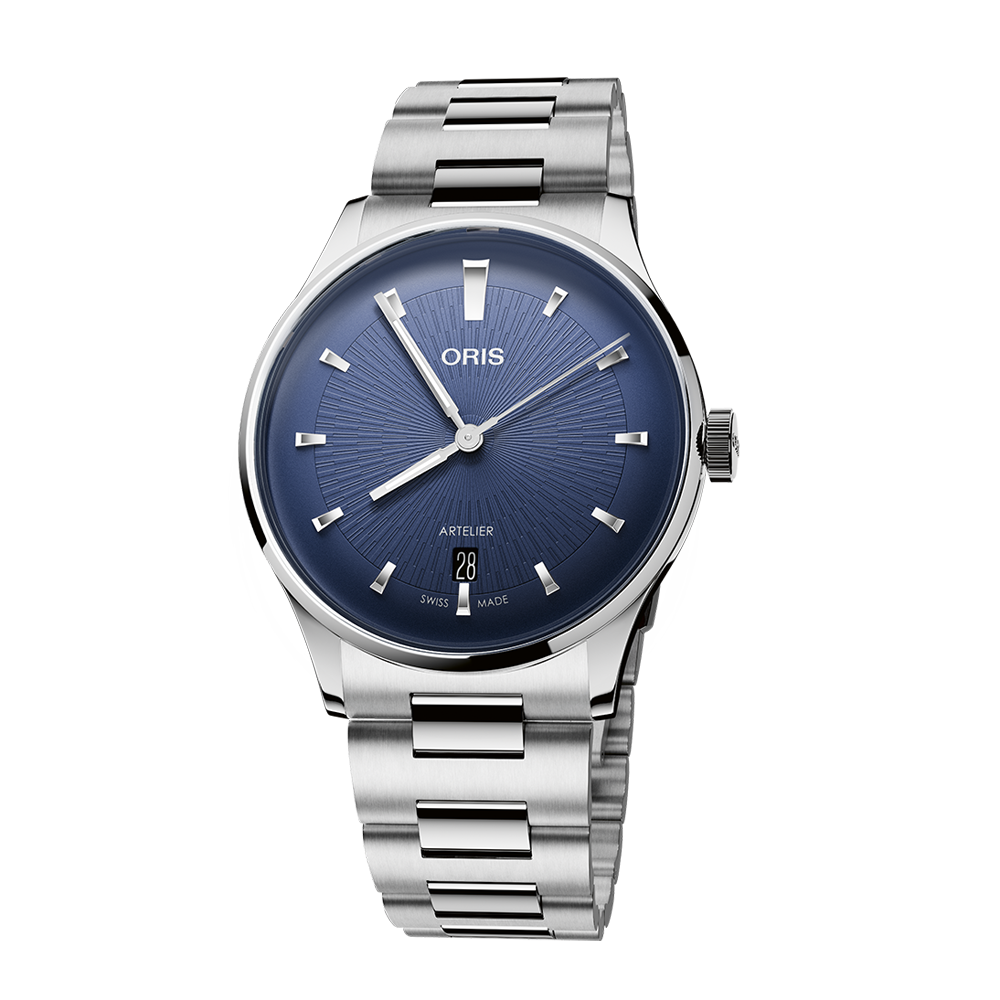 Oris Artelier Date 38mm Blue Dial Watch