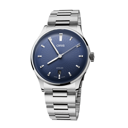 Oris Artelier Date 38mm Blue Dial Watch