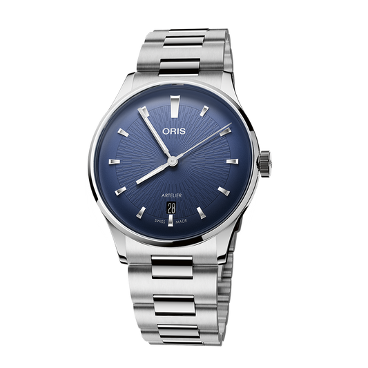 Oris Artelier Date 38mm Blue Dial Watch