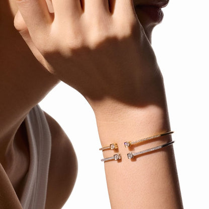LE CUBE DIAMANT MEDIUM PAVE DIAMOND BRACELET