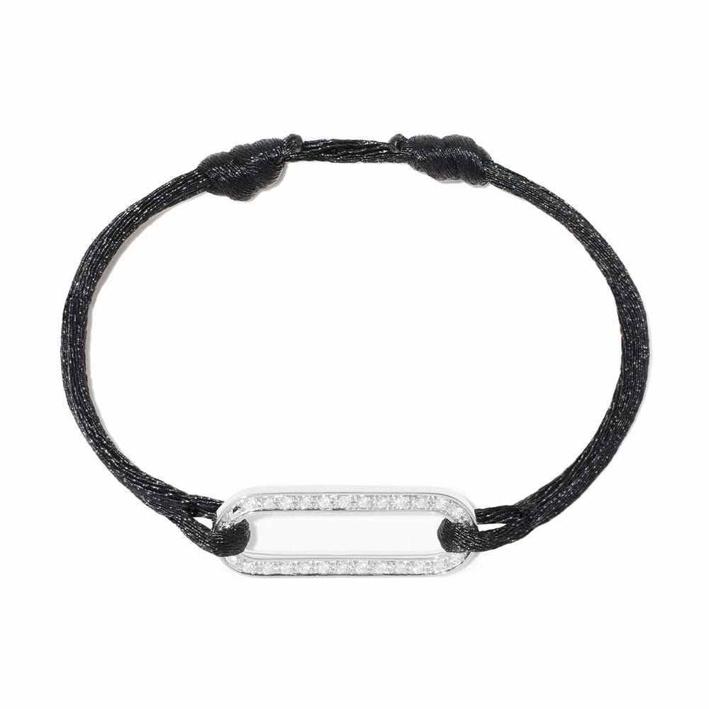 MAILLON L DIAMOND CORD BRACELET